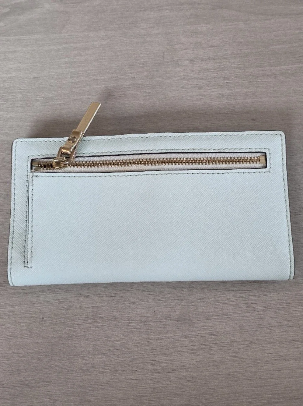 kate spade New York Light Blue Zip Wallet